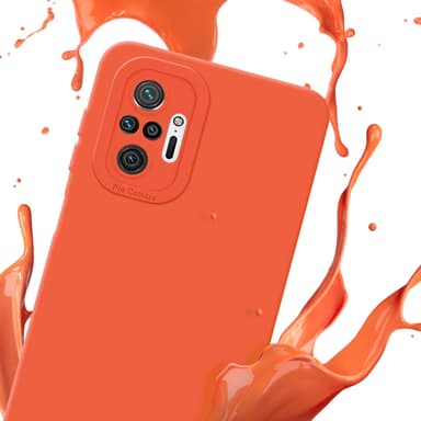 Xiaomi RedMi NOTE 10 PRO Cover Etui Case (Orange)