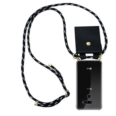 LG G8 ThinQ Etui Cover Kæde (Sort)