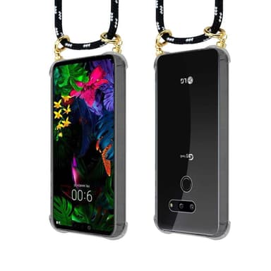 LG G8 ThinQ Etui Cover Kæde (Sort)