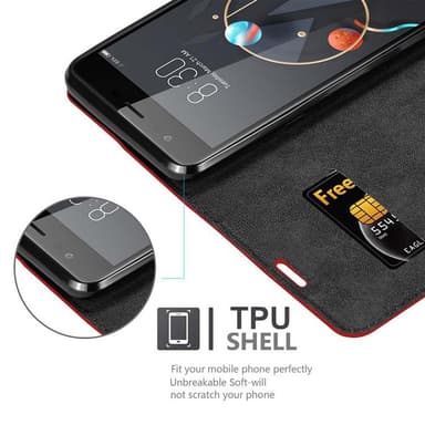ZTE Nubia M2 Cover Etui Case (Rød)