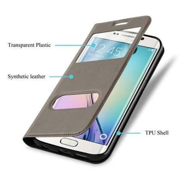 Pungetui Samsung Galaxy S6 EDGE Cover Case (Brun)