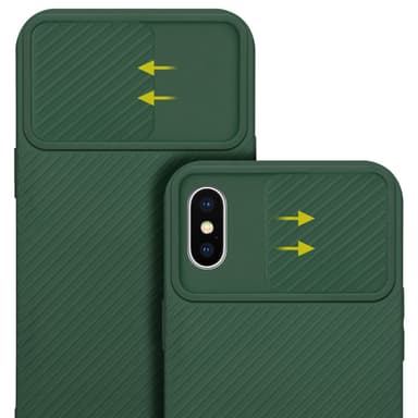 iPhone X / XS Cover Etui Case (Grøn)