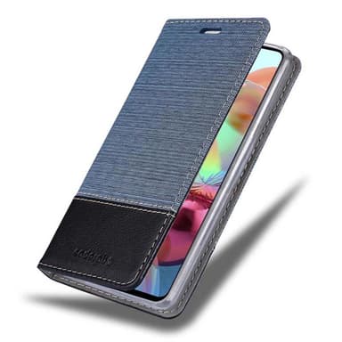 Samsung Galaxy A71 4G Pungetui Cover Case (Blå)