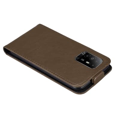 Oppo A94 5G Pungetui Flip Cover (Brun)