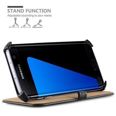 Samsung Galaxy S7 EDGE Pungetui Cover Case (Sort)