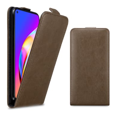 Oppo A94 5G Pungetui Flip Cover (Brun)
