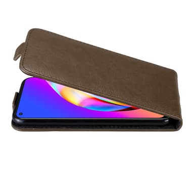 Oppo A94 5G Pungetui Flip Cover (Brun)