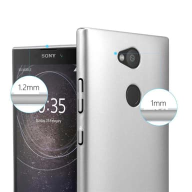Sony Xperia L2 Cover Etui Case (Sølv)
