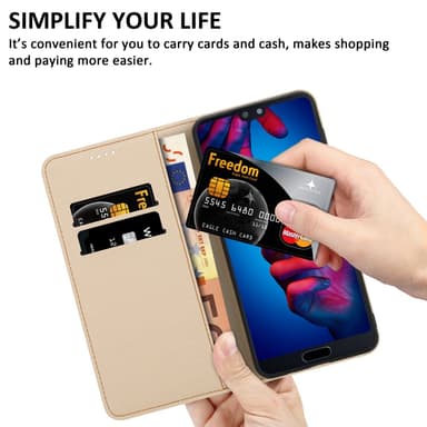 Huawei P20 Pungetui Cover Case (Lilla)