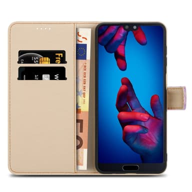 Huawei P20 Pungetui Cover Case (Lilla)