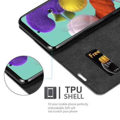 Samsung Galaxy A51 4G / M40s Cover Etui Case (Grå)