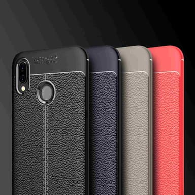 Huawei P20 LITE 2018 / NOVA 3E Etui Case Cover (Sort)