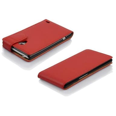 LG L70 (1. SIM) Pungetui Flip Cover (Rød)