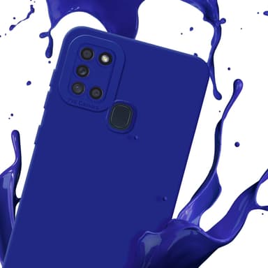 Samsung Galaxy A21s Cover Etui Case (Blå)