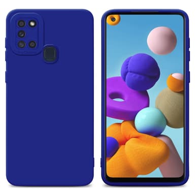 Samsung Galaxy A21s Cover Etui Case (Blå)