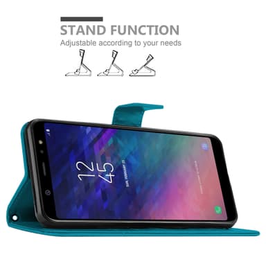Samsung Galaxy A6 PLUS 2018 Pungetui Cover Case (Blå)