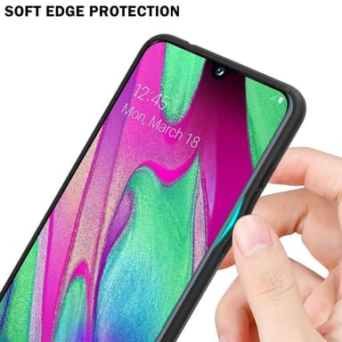 Cover Samsung Galaxy A40 Etui Case (Sort)