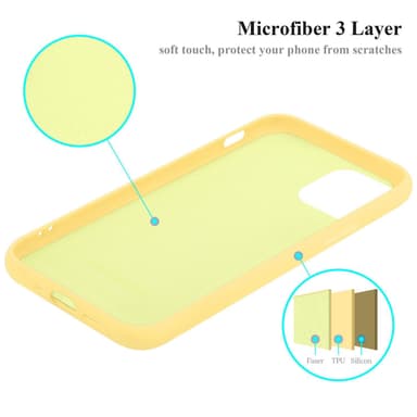 iPhone 12 MINI Cover Etui Case (Gul)