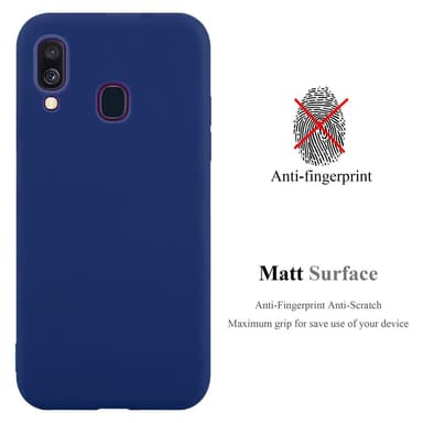 Cover Samsung Galaxy A40 Etui Case (Blå)