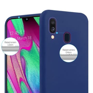Cover Samsung Galaxy A40 Etui Case (Blå)