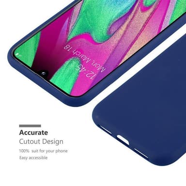 Cover Samsung Galaxy A40 Etui Case (Blå)