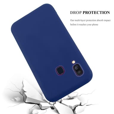 Cover Samsung Galaxy A40 Etui Case (Blå)