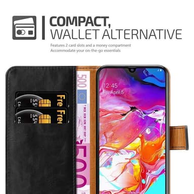 Cover Samsung Galaxy A70 / A70s Etui Case (Sort)