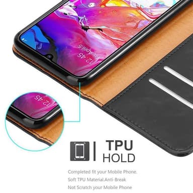 Cover Samsung Galaxy A70 / A70s Etui Case (Sort)