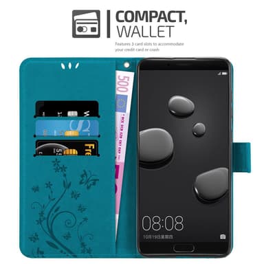 Huawei MATE 10 / NOVA 2i Pungetui Cover Case (Blå)