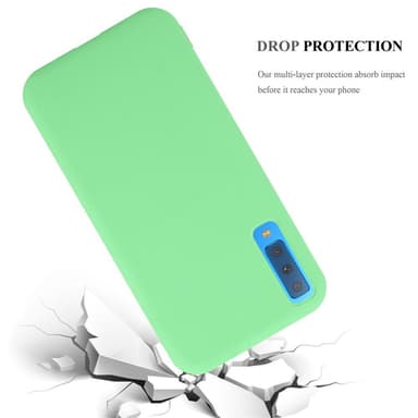 Cover Samsung Galaxy A7 2018 Etui Case (Grøn)