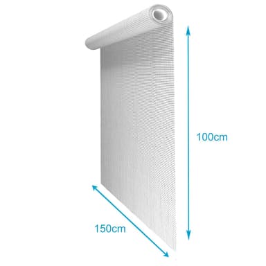 Fluenet Insektnet Vinduesdør Glasfiber 150 cm (hvid)