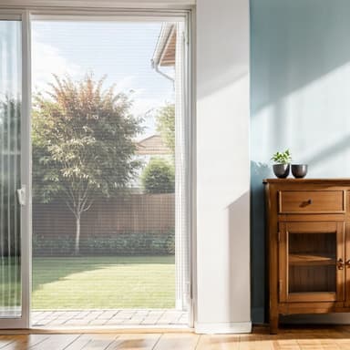 Fluenet Insektnet Vinduesdør Glasfiber 150 cm (hvid)