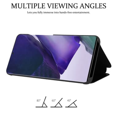Samsung Galaxy NOTE 20 ULTRA Pungetui Cover Case (Sort)