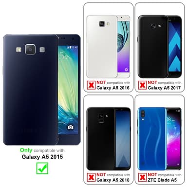Samsung Galaxy A5 2015 Etui Case Cover (Blå)