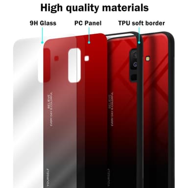 Cover Samsung Galaxy A6 PLUS 2018 Etui Case (Sort)
