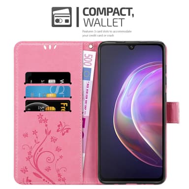 Vivo V21 4G / 5G Pungetui Cover Case (Lyserød)