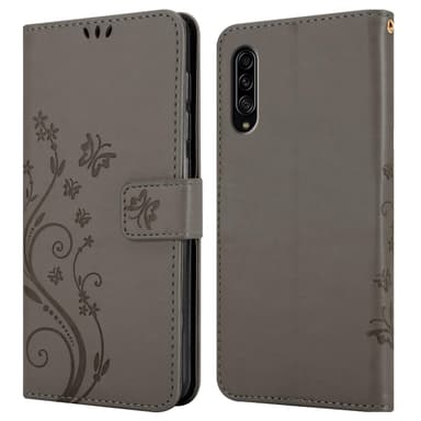 Samsung Galaxy A90 5G Pungetui Cover Case (Grå)