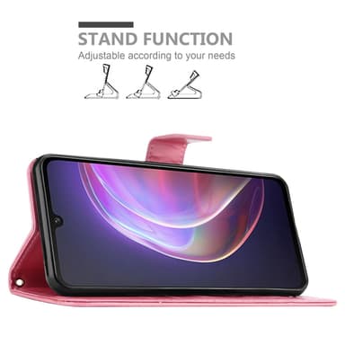 Vivo V21 4G / 5G Pungetui Cover Case (Lyserød)