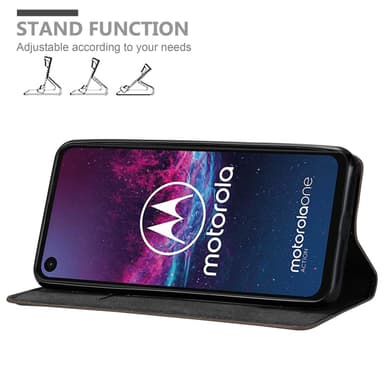 Motorola ONE ACTION Cover Etui Case (Brun)