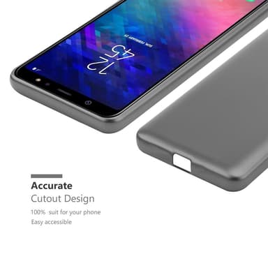 Samsung Galaxy A6 2018 Cover Etui Case (Grå)