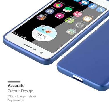 ZTE Blade V8 MINI Cover Etui Case (Blå)