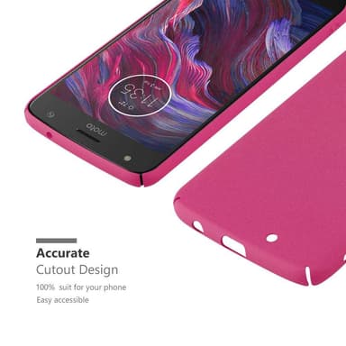 Motorola MOTO X4 Cover Etui Case (Lyserød)
