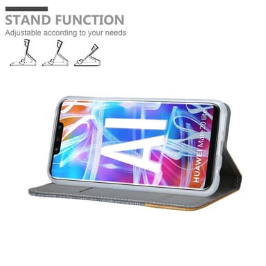 Huawei MATE 20 LITE Pungetui Cover Case (Grå)