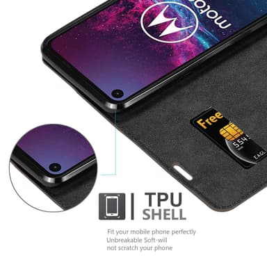Motorola ONE ACTION Cover Etui Case (Brun)