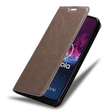 Motorola ONE ACTION Cover Etui Case (Brun)