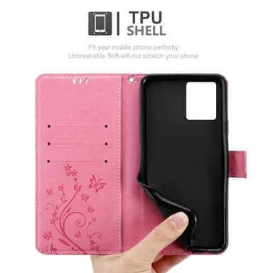 Realme 8 4G / 8 PRO Pungetui Cover Case (Lyserød)