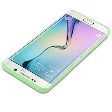 Cover Samsung Galaxy S6 EDGE Etui Case (Grøn)