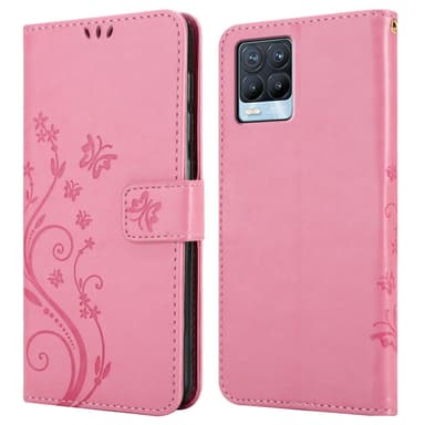 Realme 8 4G / 8 PRO Pungetui Cover Case (Lyserød)