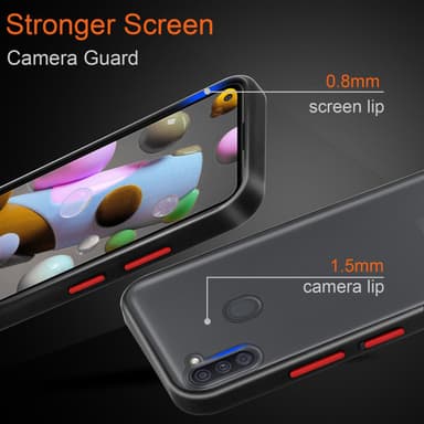 Samsung Galaxy A11 / M11 Etui Case Cover (Gennemsigtig)