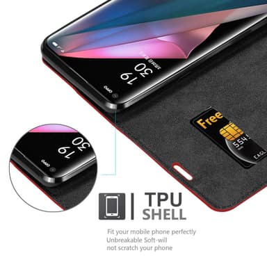Oppo FIND X3 PRO Cover Etui Case (Rød)